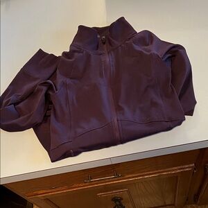 Purple Champion Fitted Zip-Up Workout Jacket XS